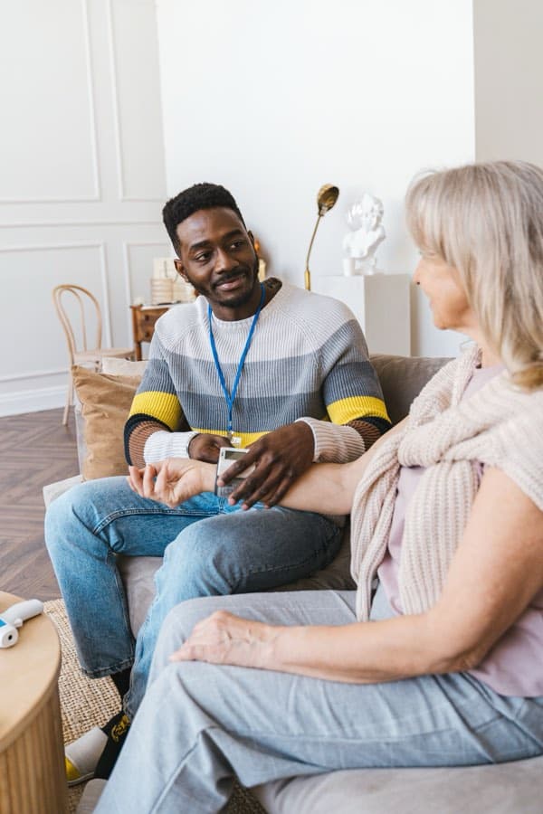Care staff during a Mental Health — Practitioner training session